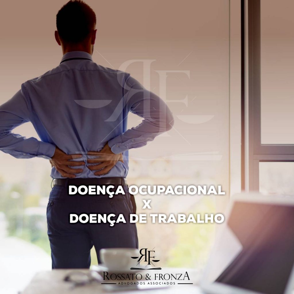 Doen A Ocupacional X Doen A De Trabalho Rossato Fronza